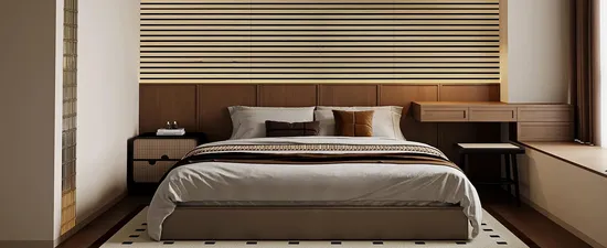 Europäische Norm Holz Akustikplatten Akustische MDF Lamellen Wandpaneel Akustikplatte Innen WPC Platte Außen Metall Holzplatten für Wanddekoration