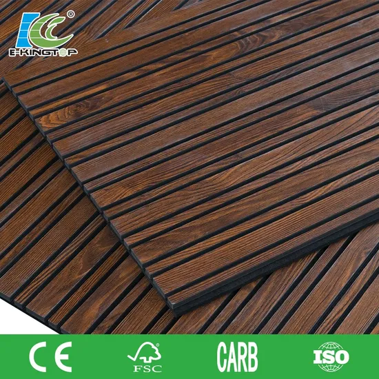 Dekor Wohnung Interieur Massivholz Dekorative Wandpaneel Moderne Lamellenholz Akustikplatten