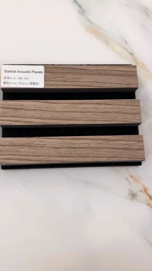 Moderne Wand Schallschutz Akustikschaum Panel Design Dekorative Akupanel Lattenrost Holzfurnier